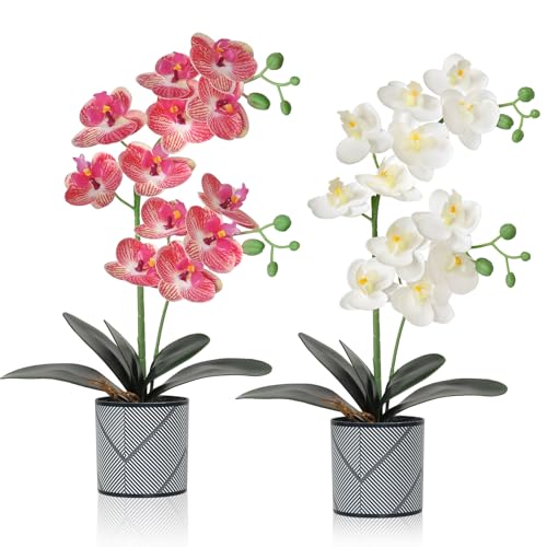 Lomohoo K Nstliche Orchideenblumen Im Topf 52cm 2