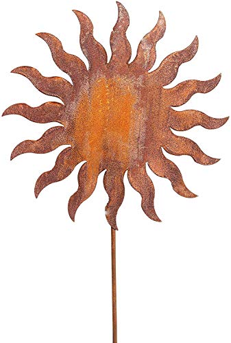 Bornh Ft Gartenstecker Sonne 118cm X 30cm Metall