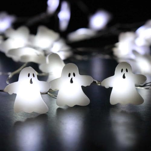 Koboko Geister Halloween Lichterkette 2m 20led Geister Lichterkette