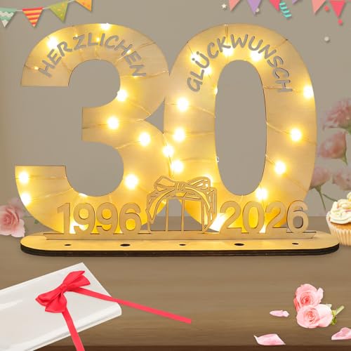 Seutgjie Deko 30 Geburtstag Frau Mann 1996 2026