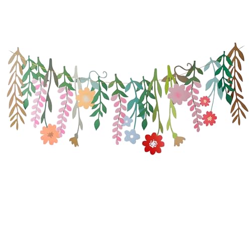 Blumen Girlande Wildblume Deko Banner Blumen Banner Mit