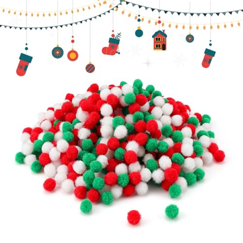 600 St Cke Filzkugeln Bunt Amonenz Weihnachten Pompoms