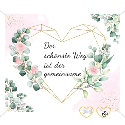 Hochzeitsherz Zum Ausschneiden Hochzeitsdekoration Banner Inklusive 1 Scheren