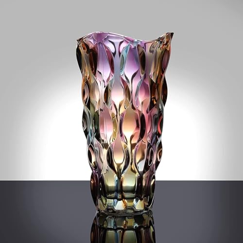 Glas Blume Vase 24cm Hohe Moderne Minimalistische Glasvase