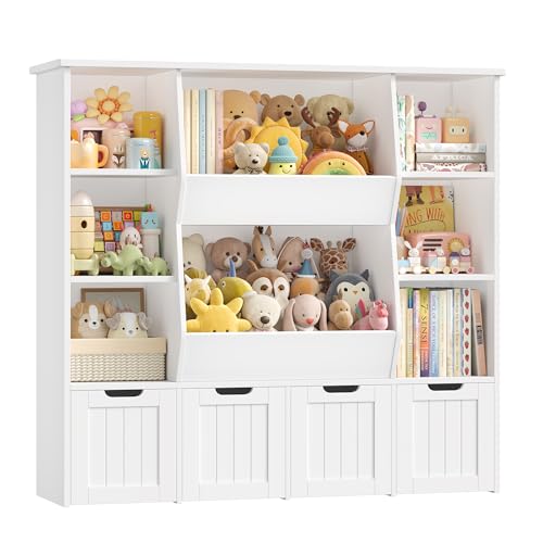 Forehill Kinderregal Mit Boxen Auf Rollen Kinderb Cherregal