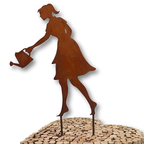 Rostikal G Rtnerin Gartenstecker 40 Cm Handmade Rost