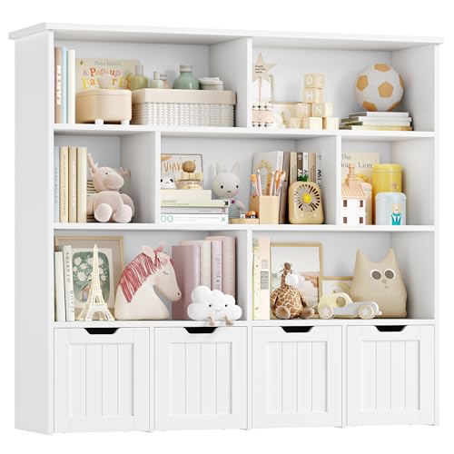 Forehill Kinderregal Mit Boxen Auf Rollen Kinderb Cherregal