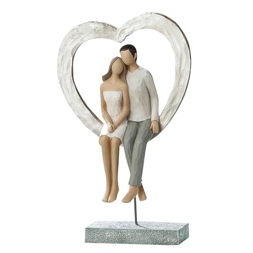 Gilde Deko Figur Liebespaar Skulptur Liebe Geschenk F