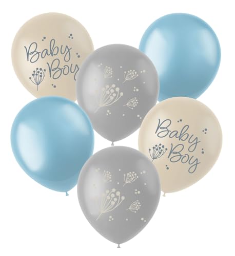 Folat 24987 Baby Shower Deko Babyparty Blau Wei