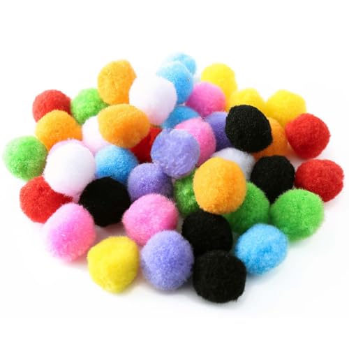 200 St Ck Pompons 30mm Pompons Zum Basteln