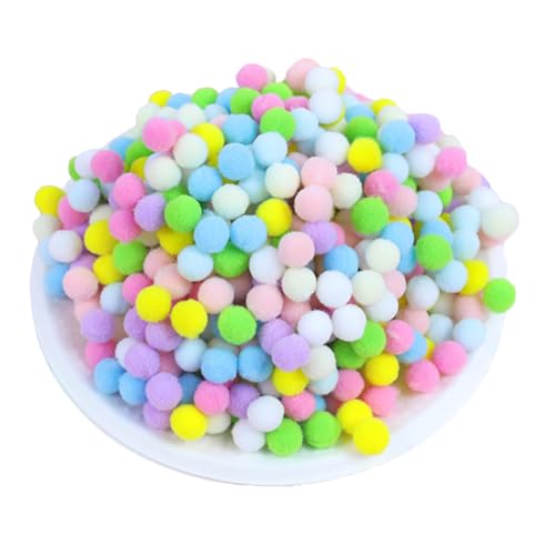 1000 St Ck Bunt Pompons Zum Basteln Bunt