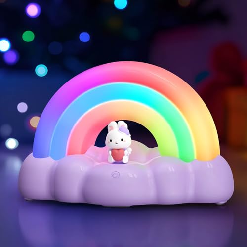 Regenbogen Nachtlicht Kinder Led Touch Lampe Mit Timer