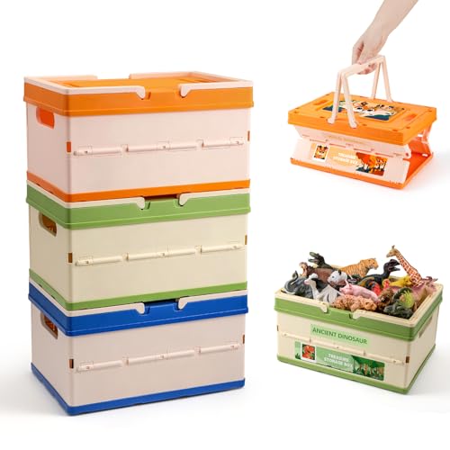Fruse Aufbewahrungsbox Kinder 3er Set Spielzeug Aufbewahrung Faltbar
