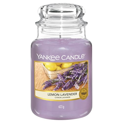 Yankee Candle Duftkerze Im Glas Gro Lemon Lavender