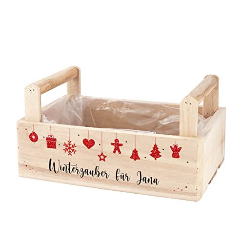 Herz Heim Deko Holzkiste Zu Weihnachten Verschiedene Motive