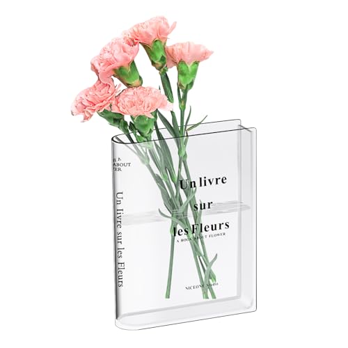 Buchvase Book Vase Klare Acryl B Chervase Tulpenvase