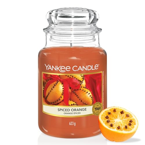Yankee Candle Duftkerze Im Glas Gro Spiced Orange