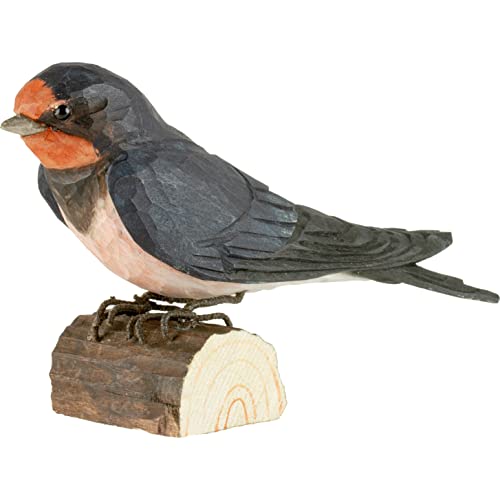 Wildlifegarden Wildlife Garden Wg4438 Decobird Hausschwalbe Handgeschnitzter Dekorative