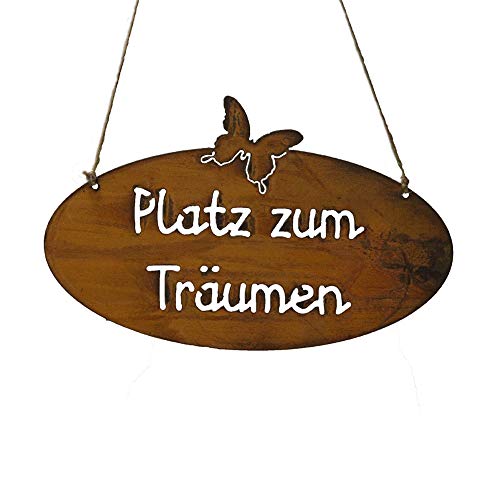 Schild Spruchtafel Rostiges Gartenschild Edelrost Rost Zum H