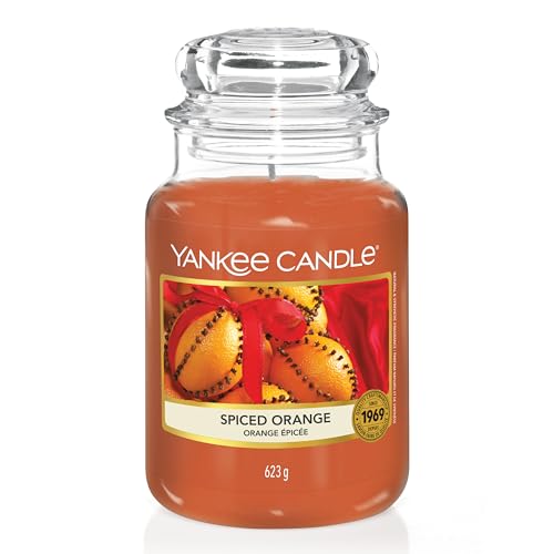 Yankee Candle Duftkerze Im Glas Gro Spiced Orange