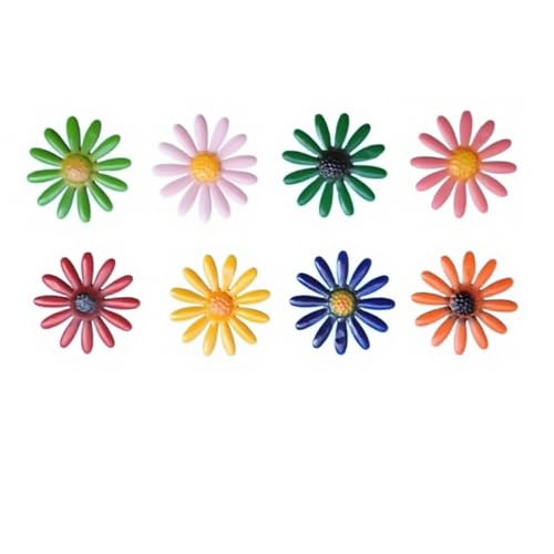 8 St Ck Blumen Metall Wanddekoration Garten Wandkunst