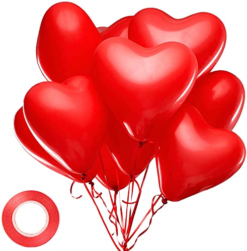 Rot Luftballons Hochzeit 30 St Ck Herzluftballons Rot