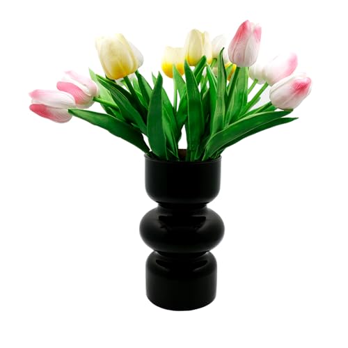 Geometrische Glasvase Moderne Vasen Hydroponische Glasblumenvase Tulpenvase Blumenvase