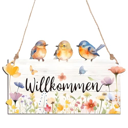 T Rschild Willkommen Holz Herzlich Willkommen Schild Mit