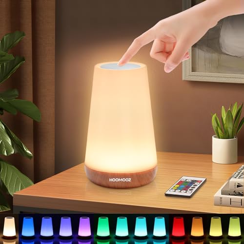 Hoomooz Led Nachttischlampe Mit Fernbedienung Touch Dimmbar Kinder