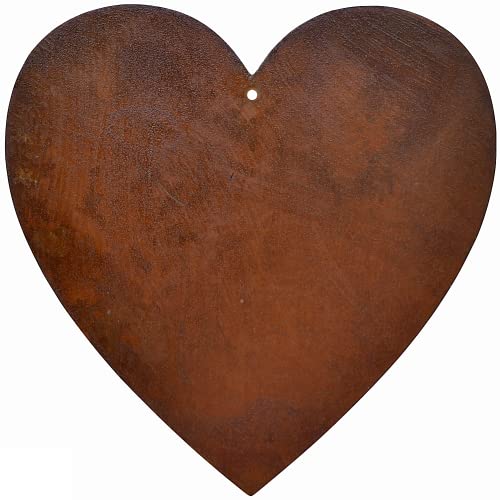 Deko Kind Rostiges Herz 13x13cm Wetterbest Ndig Edelrost