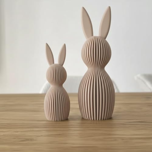 Scandi Osterhase 3d Deko Minimalistische Osterdekoration Im Skandinavischen