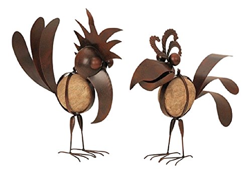 Geschenkestadl 2 Er Set Riesen Metall Figuren Vogel