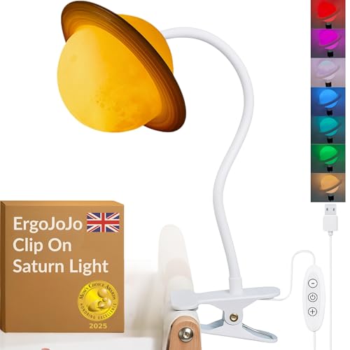 Saturn Klemmleuchte Nachtlicht F R Kinderzimmer Dimmbares Led