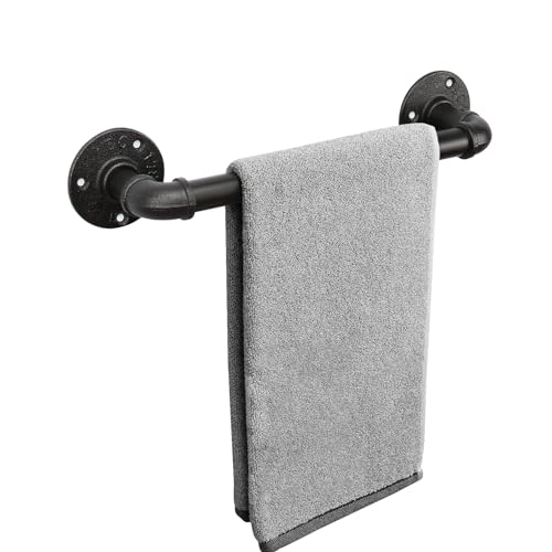 Livabber Industrielle Rohr Handtuchstange Rustikale Eisendekoration Badezimmer Hardware