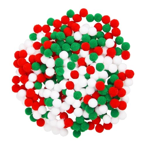 500 St Ck Weihnachten Pompons 10 Mm Pompons