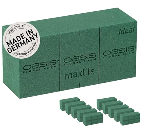 Oasis Ideal Maxlife Frischblumensteckschaum Ziegel 10er Box Steckschaum
