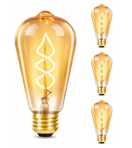 Gbly 3x Led Gl Hbirne E27 Vintage Lampe