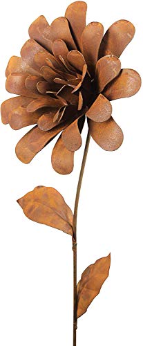 Bornh Ft Gartenstecker Blume Metall Rost Gartendeko Edelrost