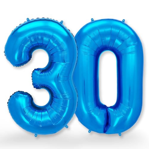 Funxgo Folien Ballon 30 Helium Ballon Luftballon Zahl