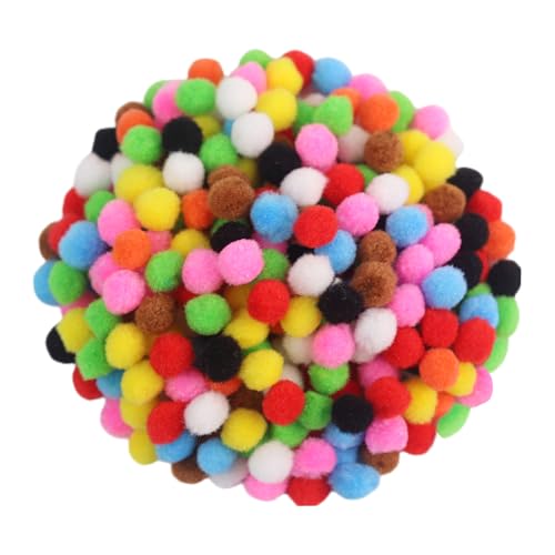 300 St Cke 1 5cm Pompons Bunte Pompons