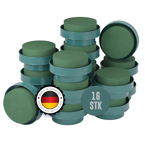 Eles Vida Nasssteckschaum Schale Zylinder Form 16 St