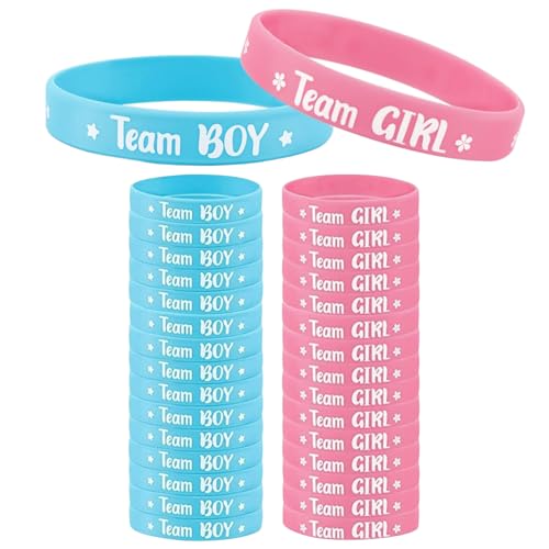 Vzu 30 St Ck Gender Reveal Silikon Armb