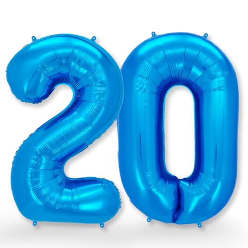 Funxgo Folien Ballon 20 Helium Ballon Luftballon Zahl