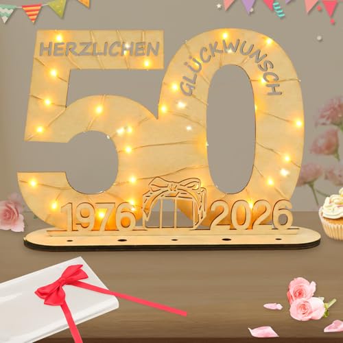 Seutgjie Deko 50 Geburtstag Frau Mann 1976 2026