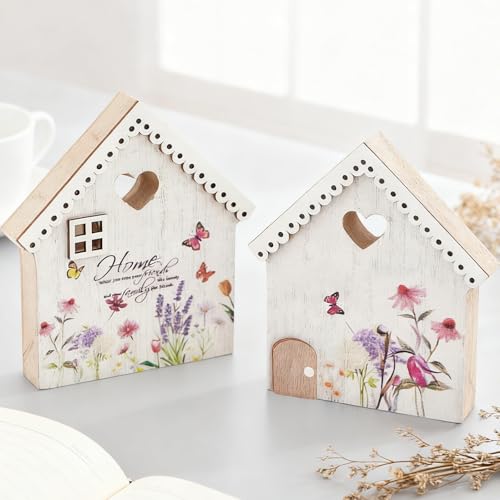 Fr Hlingsdeko Tisch Fenster 2 St Ck Fr