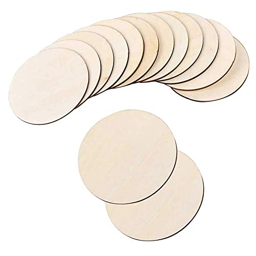 Qincling 18 St Ck Runde Holzteller 10 Cm