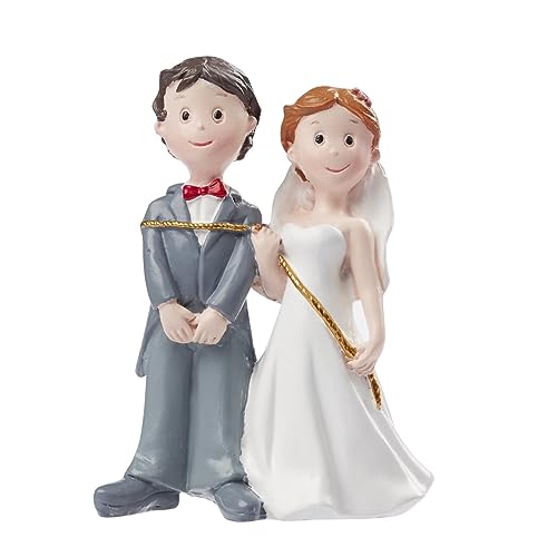 Hobbyfun Hochzeitspaar Mit Seil Figur Deko Brautpaar Tortendeko