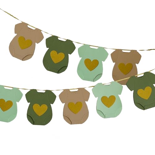 Baby Shower Girlande Neutral Babyparty Deko Vorgestrungen Gr