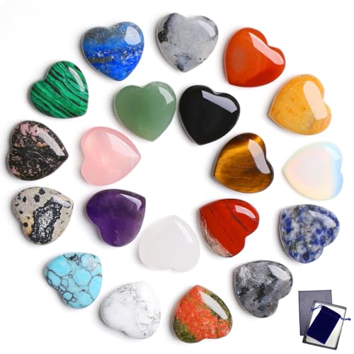 Gujoxila 20 St Ck Gl Cksbringer Herz Kristalle