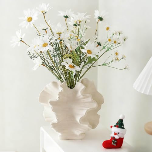 Keramik Vase Sukiypo Beige Moderne Vasen F R